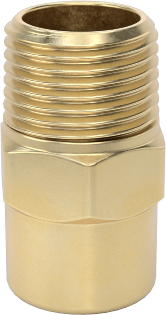 Katı Akışlı Püskürtme Memesi, Pirinç, 3/8 NPT Erkek, 6 gpm @ 10 PSI