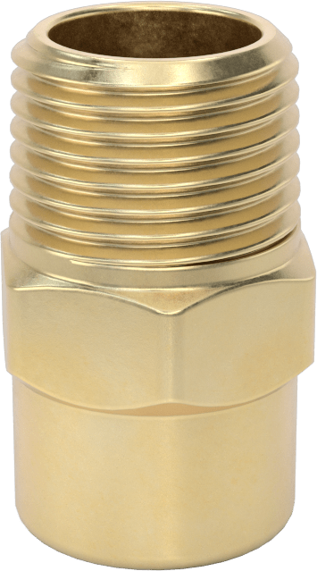 Katı Akışlı Püskürtme Memesi, Pirinç, 1/2 NPT Erkek, 3 gpm @ 10 PSI