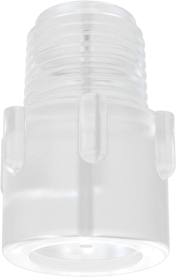 Katı Akışlı Püskürtme Memesi, PVDF Plastik, 1/8 NPT Erkek, 0.1 gpm @ 10 PSI