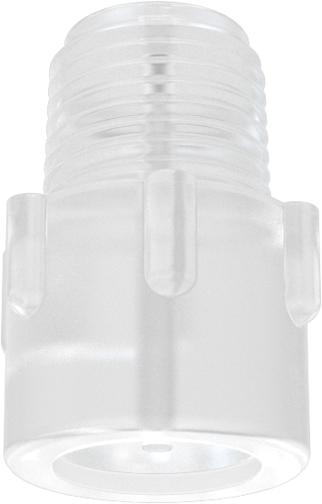 Katı Akışlı Püskürtme Memesi, PVDF Plastik, 1/8 NPT Erkek, 0.2 gpm @ 10 PSI