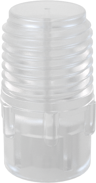 Katı Akışlı Püskürtme Memesi, PVDF Plastik, 1/4 NPT Erkek, 0.1 gpm @ 10 PSI