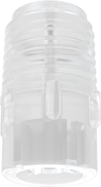 Katı Akışlı Püskürtme Memesi, PVDF Plastik, 1/4 NPT Erkek, 0.3 gpm @ 10 PSI