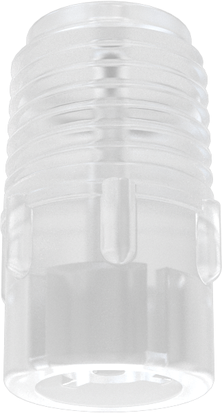 Katı Akışlı Püskürtme Memesi, PVDF Plastik, 1/4 NPT Erkek, 0.5 gpm @ 10 PSI