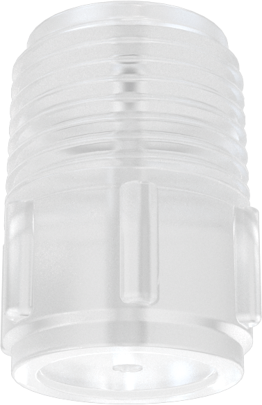Katı Akışlı Püskürtme Memesi, PVDF Plastik, 3/8 NPT Erkek, 0.5 gpm @ 10 PSI