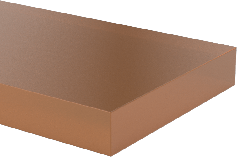 Ultem PEI Çubuk, 2" x 12" x 3/8"