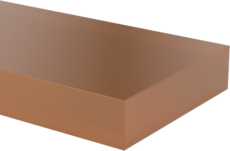 Ultem PEI Çubuk, 2" x 12" x 1/2"