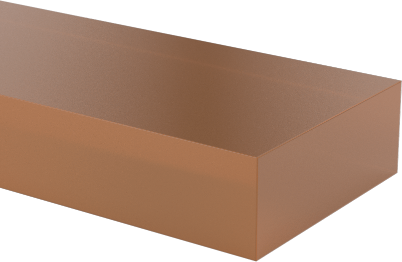 Ultem PEI Çubuk, 2" x 12" x 3/4"