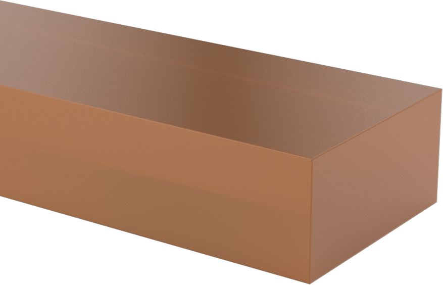 Ultem PEI Çubuk, 2" x 12" x 1"