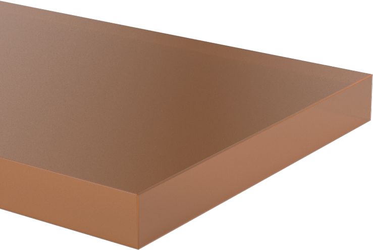 Ultem PEI Çubuk, 2" x 24" x 1/4"