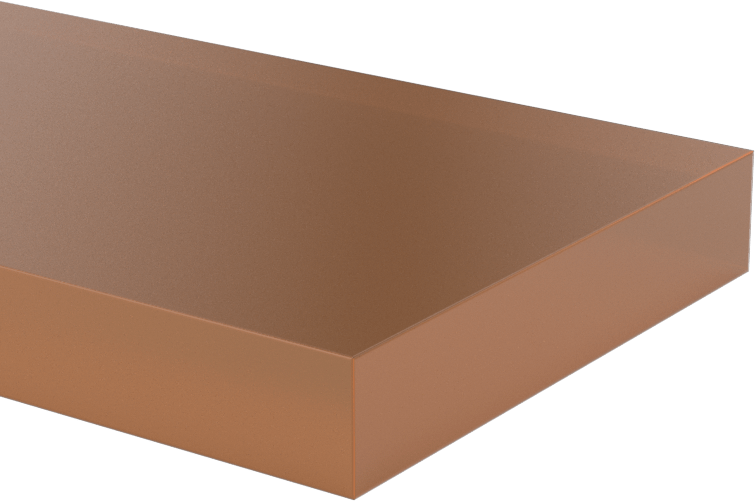 Ultem PEI Çubuk, 2" x 24" x 3/8"