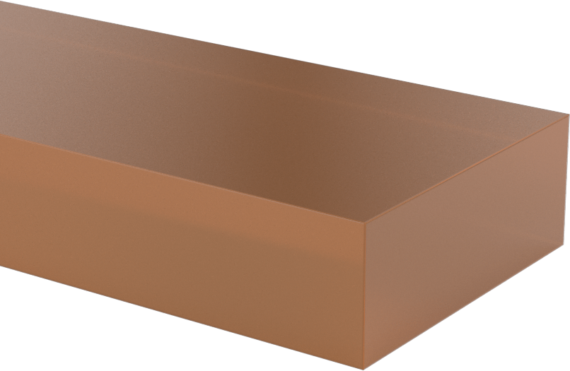 Ultem PEI Çubuk, 2" x 24" x 3/4"