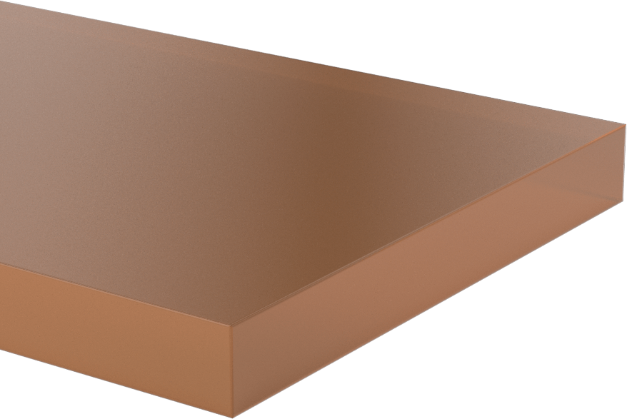 Ultem PEI Çubuk, 4" x 12" x 1/2"