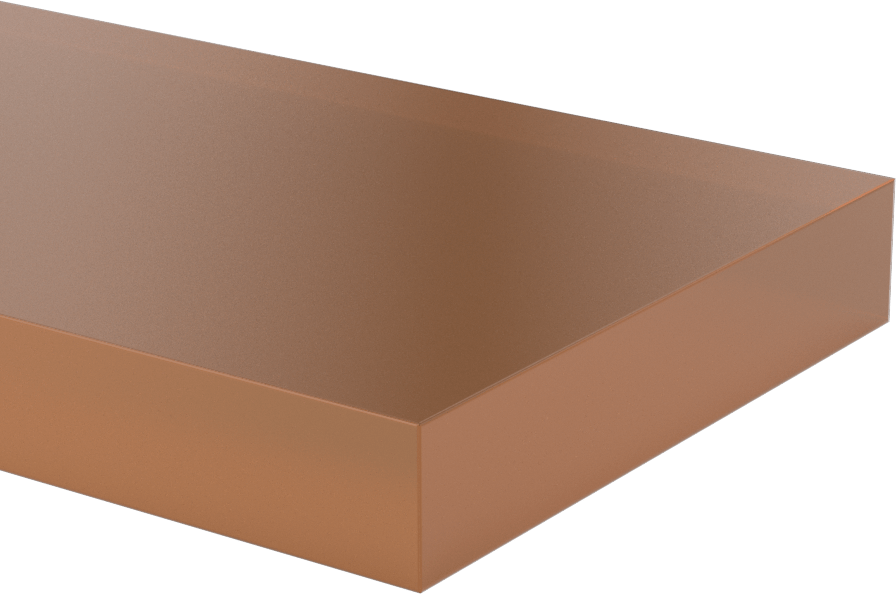 Ultem PEI Çubuk, 4" x 12" x 3/4"