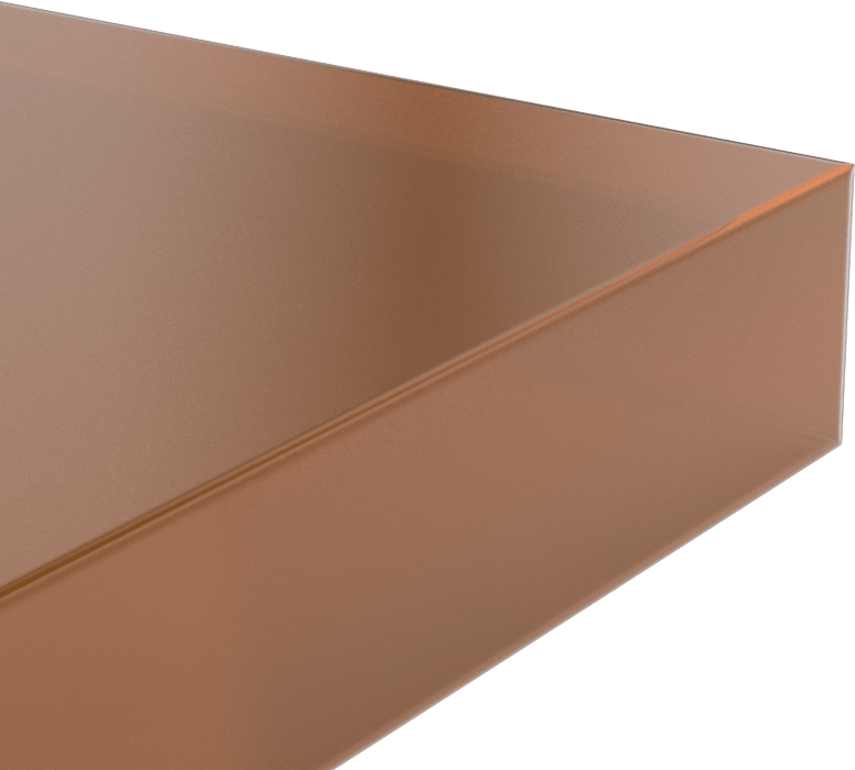 Ultem PEI Levha, 6" x 6" x 1"