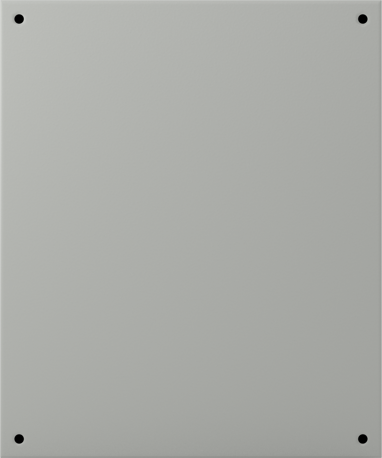 Kontrollü Erişimli Su Geçirmez Muhafaza, Toz Boyalı Çelik, 20“ Genişlik x 24” Yükseklik x 12" Derinlik