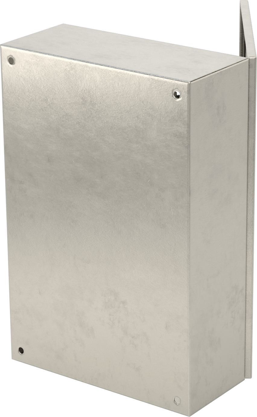 Kontrollü Erişimli Su Geçirmez Muhafaza, 304 Paslanmaz Çelik, 16“ Genişlik x 24” Yükseklik x 8" Derinlik