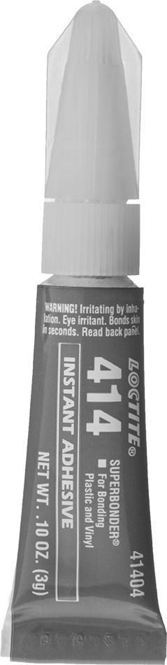 Hızlı Ayar Anında Yapışan Yapıştırıcı, Loctite® 414, 0,1 FL. oz. Tüp