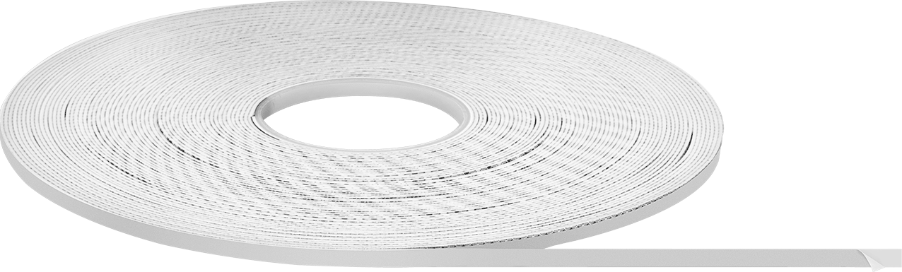 Poliüretan Köpük Montaj Bandı, Açık Hücre, 1/4" Kalınlık, 1/4" Genişlik, 15 Fit Uzunluk, Krem