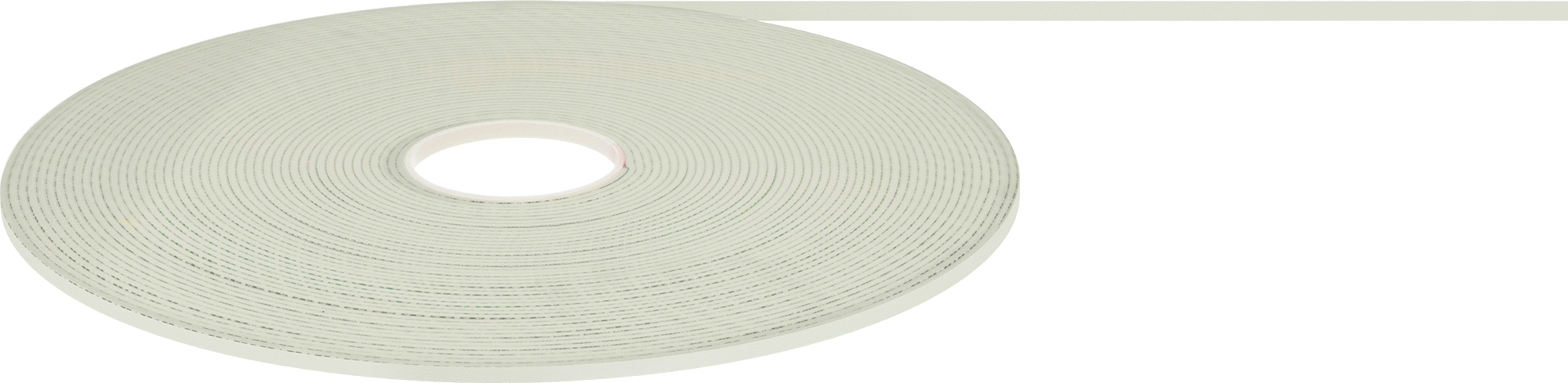 Poliüretan Köpük Montaj Bandı, Açık Hücre, 1/8" Kalınlık, 1/4" Genişlik, 108 Fit Uzunluk, Krem