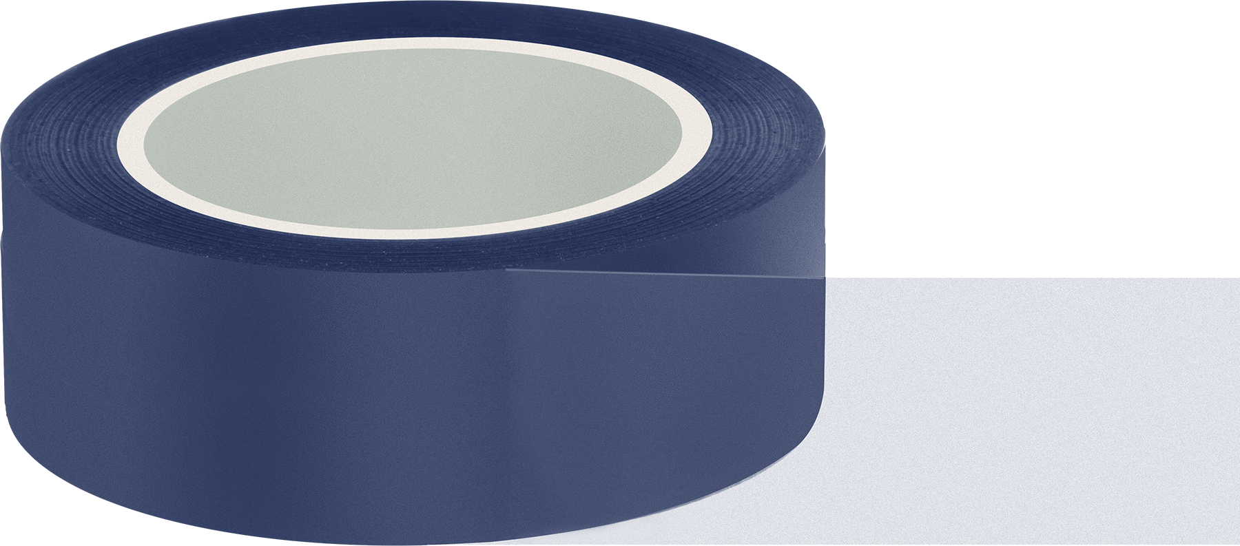 Toz Boya için Maskeleme Bandı, Mavi, 1-1/2" Genişlik, 216 Fit Uzunluk