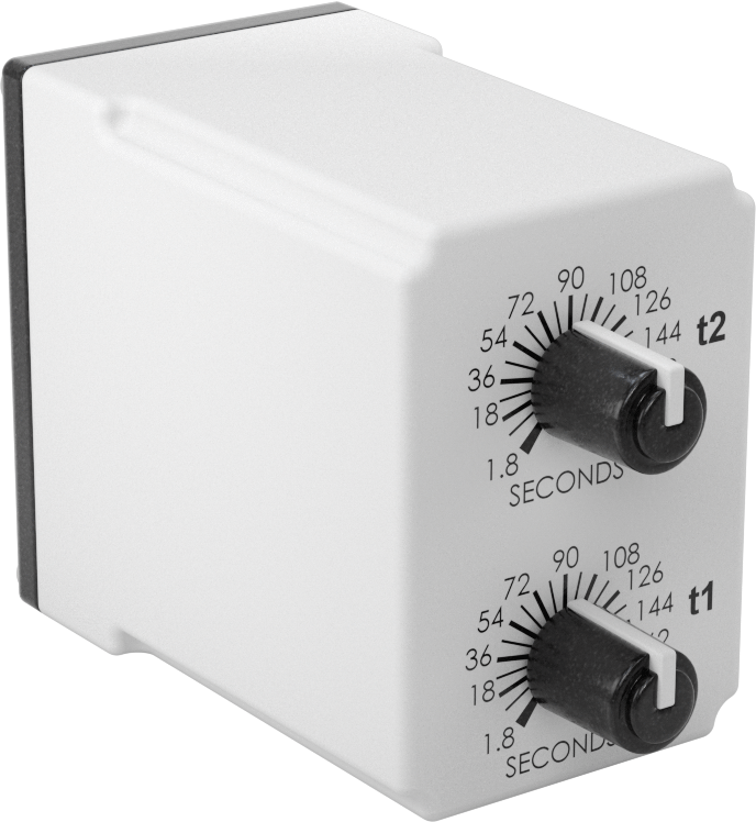 8 Terminalli Zamanlayıcı Röle, Tekrar Döngüsü, 12 V DC Giriş, 1.8-180 Seconds