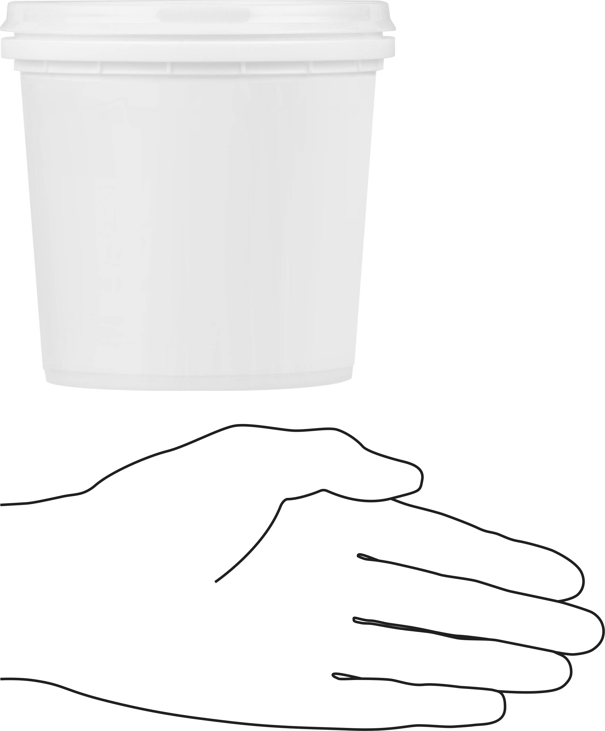 Dolgucu Macun, 1/4" maksimum çatlak genişliği için, 1 Quart Kavanoz