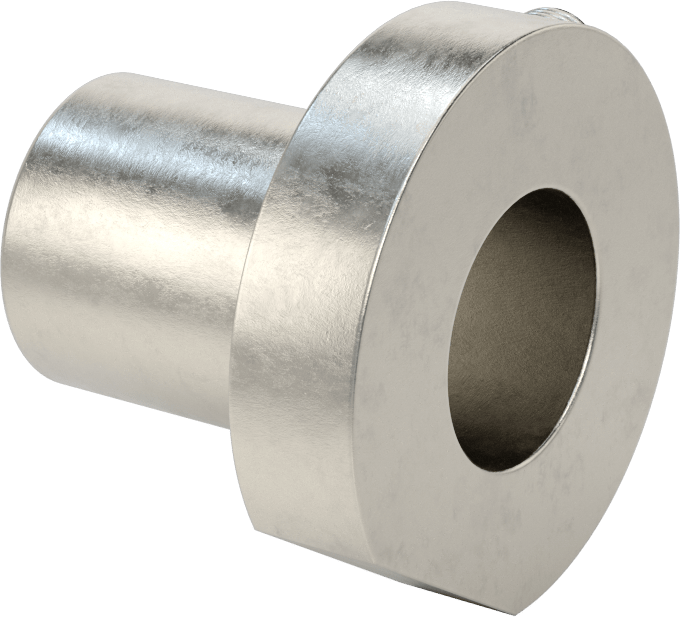 Hızlı Tutuşlu Flanşlı Hidrolik Burç, 17-4 PH Paslanmaz Çelik, 40 mm Mil Çapı için