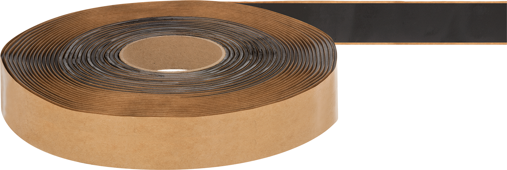 Kauçuk Sızdırmazlık Bandı, Butil Kauçuk, 1-1/2" Genişlik, 50 Fit Uzunluk