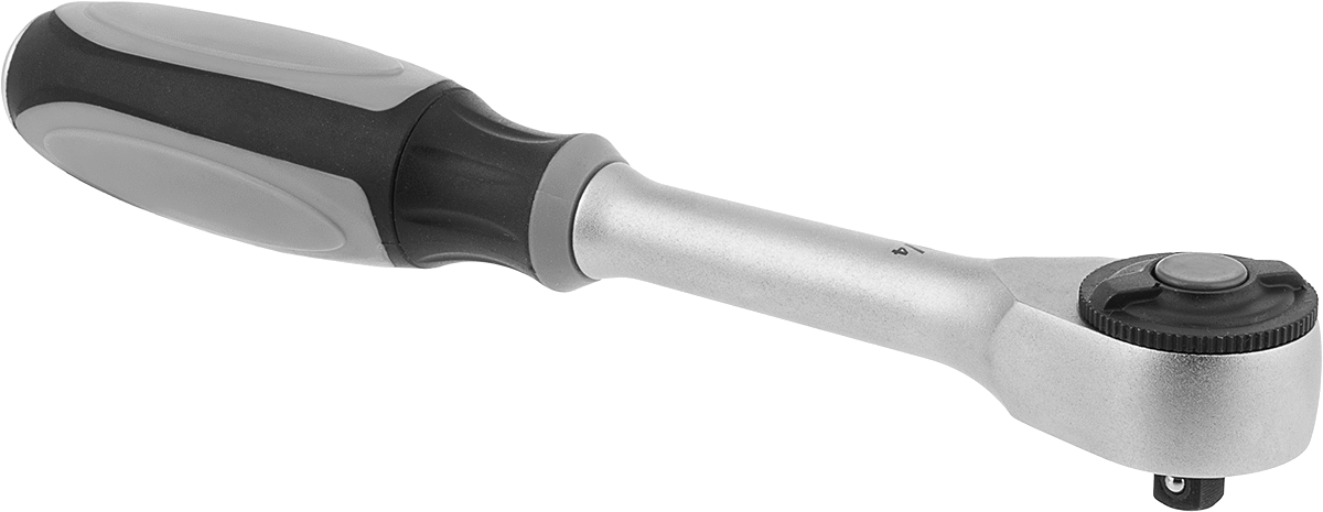 Büküm Saplı Cırcır Anahtarı, 1/4" Kare Tahrik