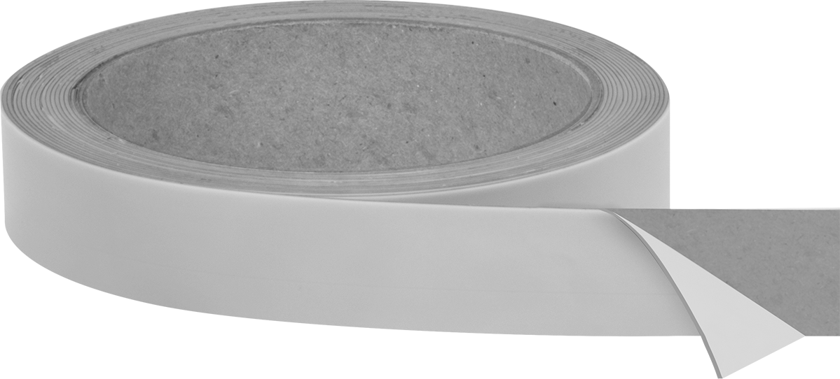 Teflon® PTFE'den Üretilmiş Düşük Sürtünmeli Bant, Ağır Hizmet Tipi, Akrilik, 3/4" Genişlik, 3 Fit Uzunluk, 0,022 inç Toplam Kalınlık