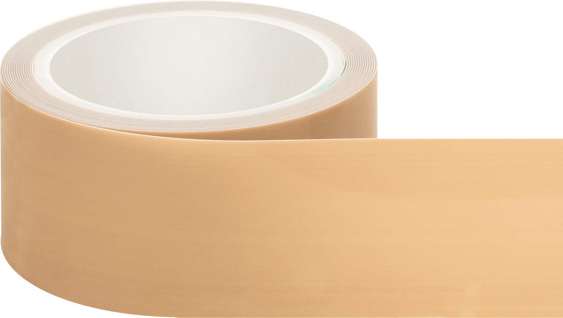 Teflon® PTFE'den Üretilmiş Düşük Sürtünmeli Bant, Ağır Hizmet Tipi, Silikon, 2 inç Genişlik, 15 Fit Uzunluk, 0,032" Toplam Kalınlık