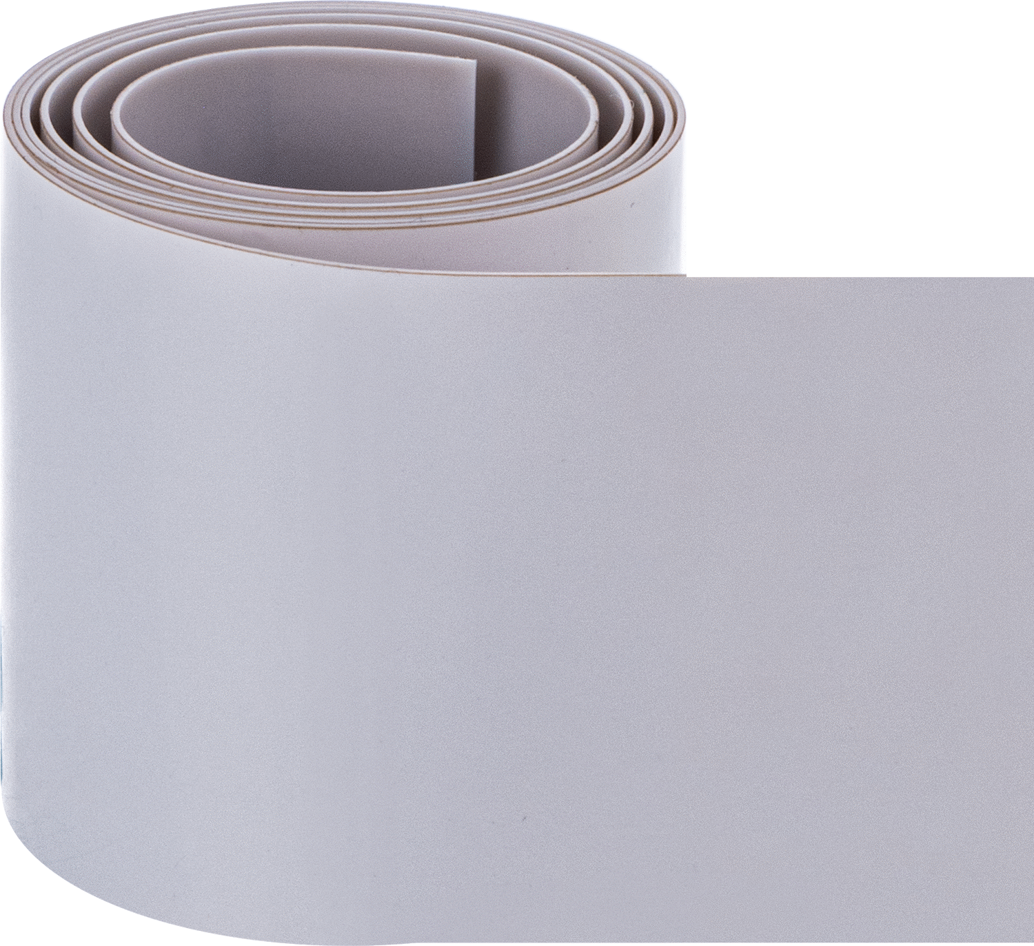 Teflon® PTFE'den Üretilmiş Düşük Sürtünmeli Bant, Ağır Hizmet Tipi, Silikon, 2 inç Genişlik, 3 Fit Uzunluk, 0,062" Toplam Kalınlık