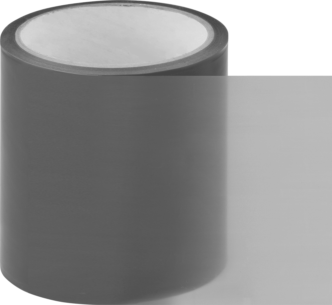 Teflon® PTFE'den Üretilmiş Düşük Sürtünmeli Bant, 0,004 inç Kalınlık, 4" Genişlik, 54 Fit Uzunluk
