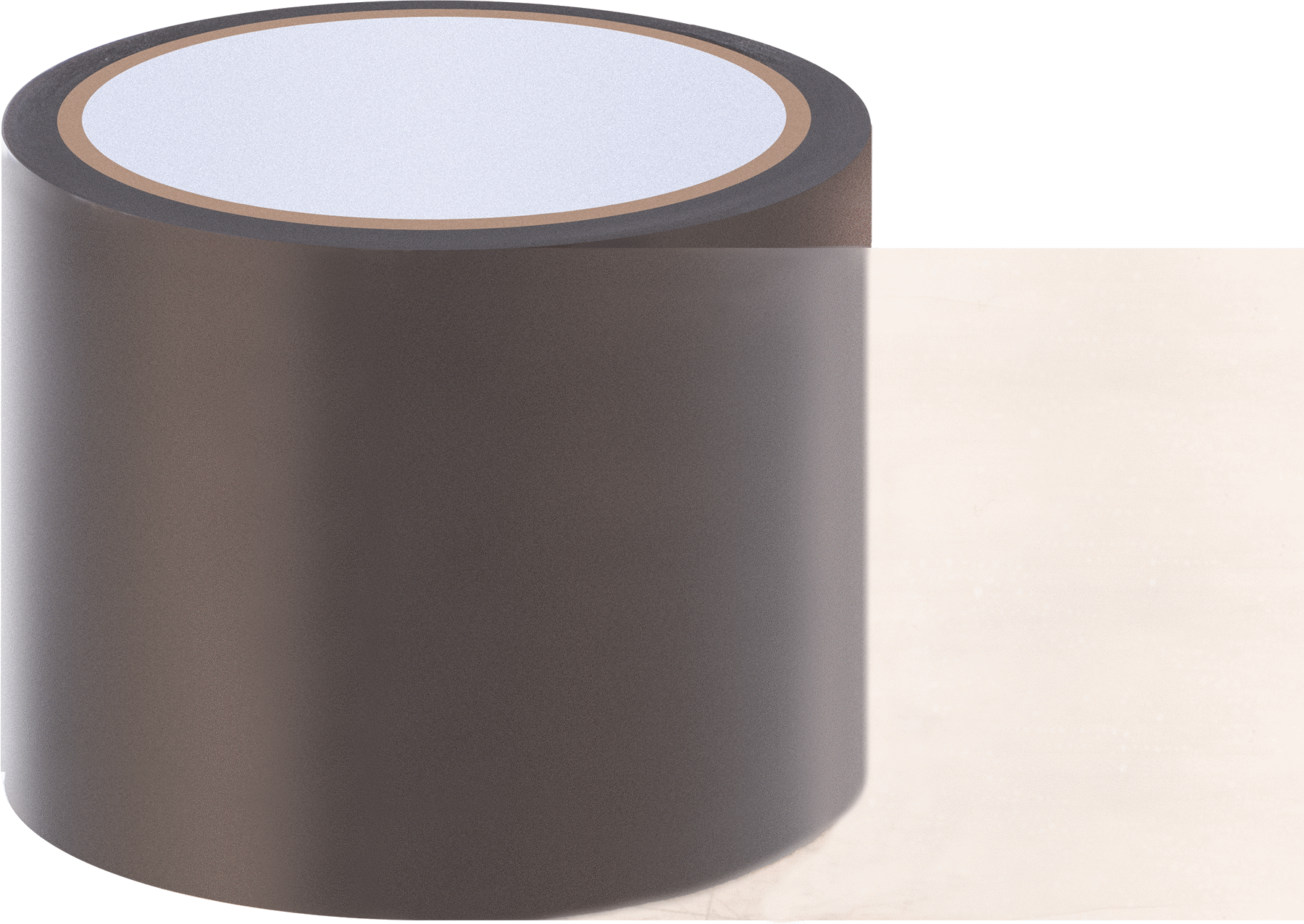 Teflon® PTFE'den Üretilmiş Düşük Sürtünmeli Bant, 0,012" Kalınlık, 3" Genişlik, 54 Fit Uzunluk