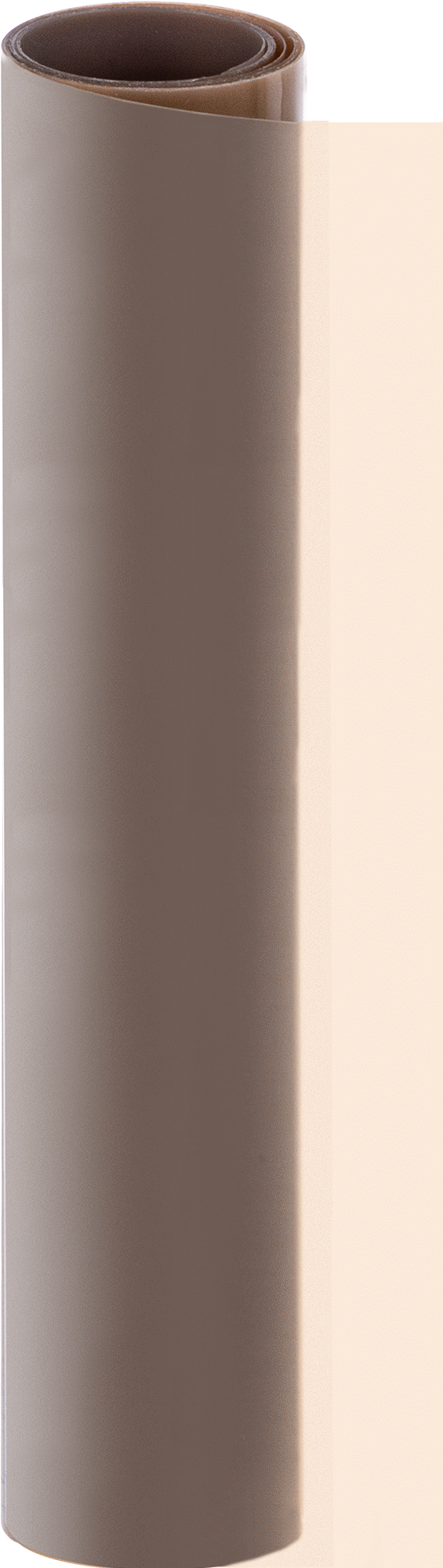 Teflon® PTFE'den Üretilmiş Düşük Sürtünmeli Bant, 0,005" Kalınlık, 6" Genişlik, 3 Fit Uzunluk