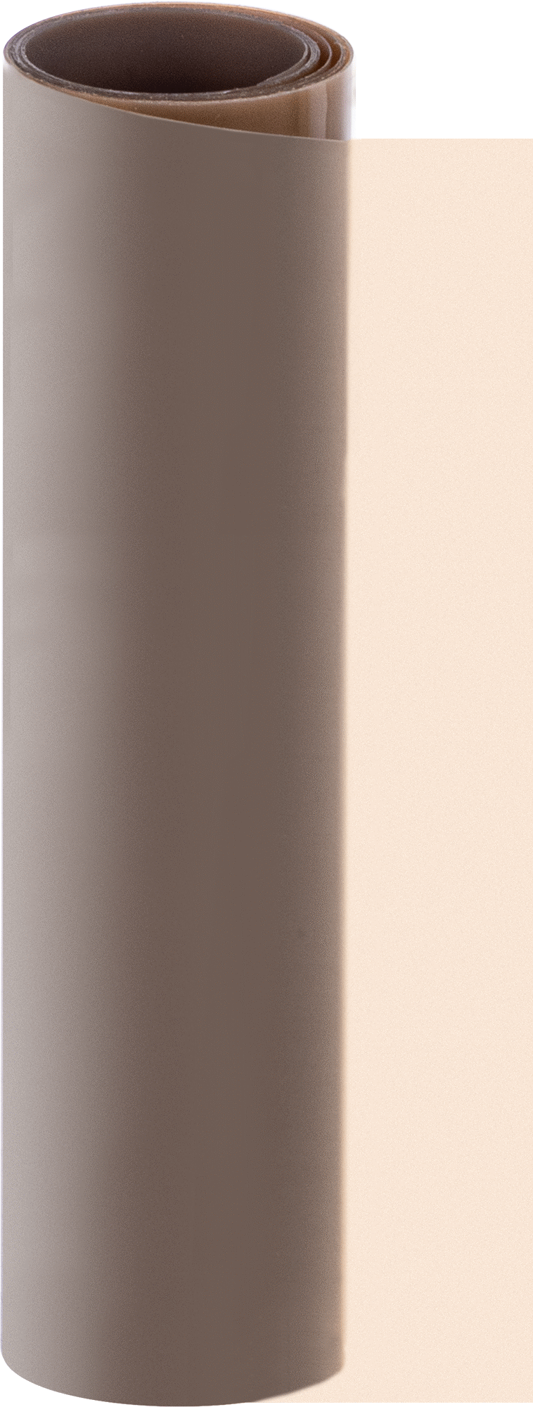 Teflon® PTFE'den Üretilmiş Düşük Sürtünmeli Bant, 0,012" Kalınlık, 4" Genişlik, 3 Fit Uzunluk