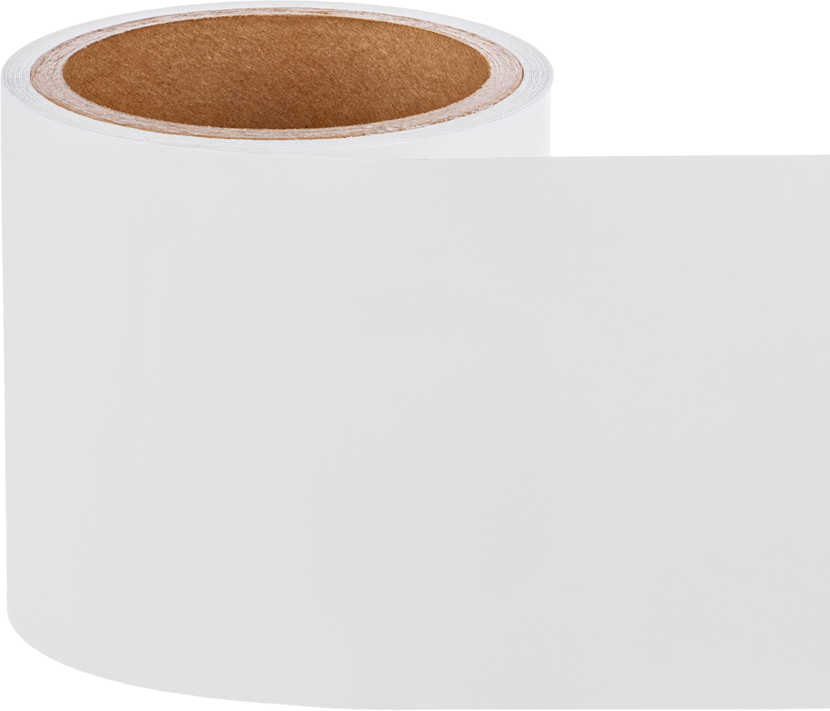 Teflon® FEP ile Üretilmiş Düşük Sürtünmeli Bant, Beyaz FEP Plastikten Üretilmiştir, 4" Genişlik, 15 Fit Uzunluk