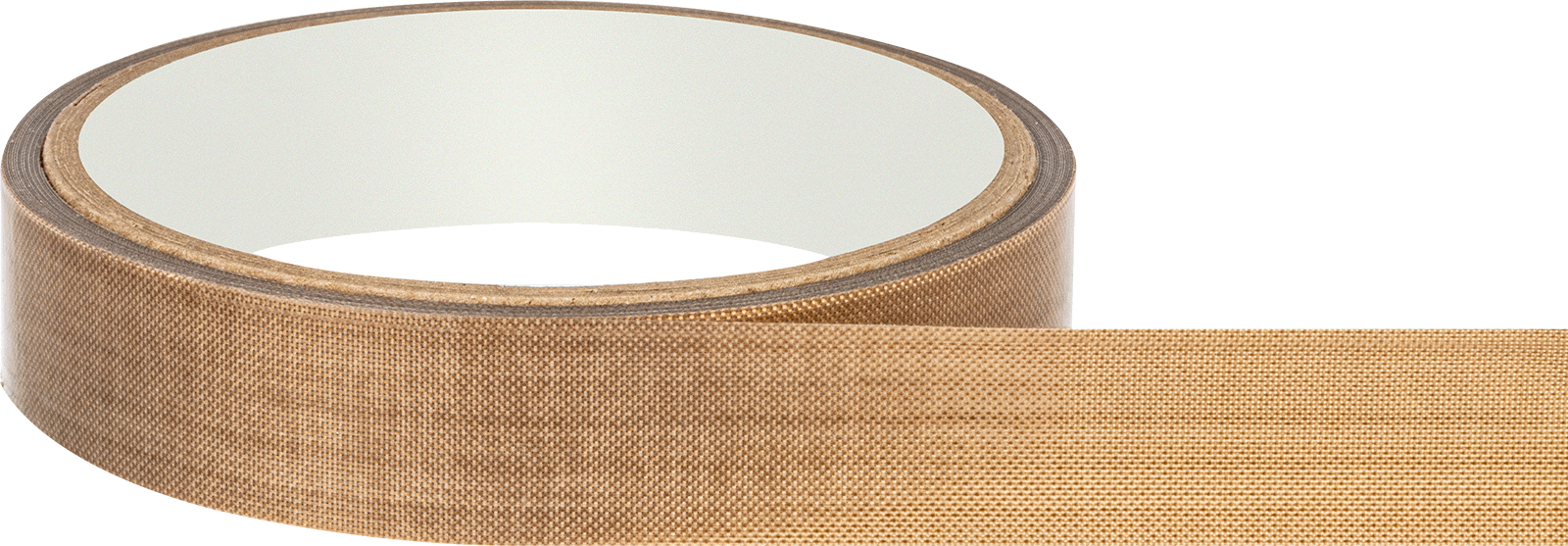 Düşük Sürtünmeli Fiberglas Bant, Astar, Silikon Yapıştırıcı, 3/4" Genişlik, 0,016 inç Kalınlık, 15 Fit Uzunluk