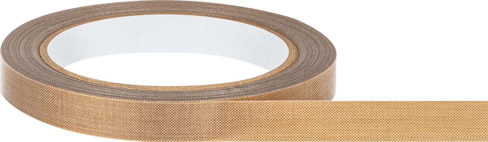 Düşük Sürtünmeli Fiberglas Bant, Silikon Yapıştırıcı, 1/2" Genişlik, 0,012" Kalınlık, 54 Fit Uzunluk