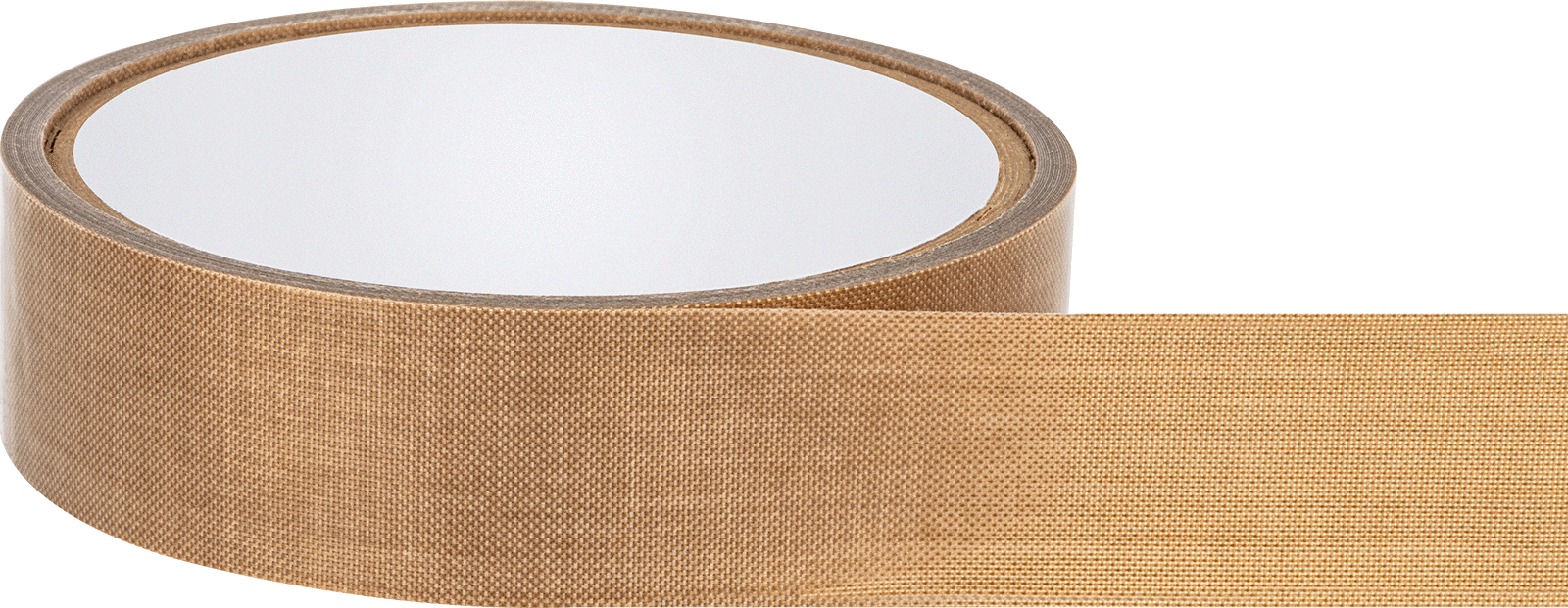 Düşük Sürtünmeli Fiberglas Bant, Silikon Yapıştırıcı, 1" Genişlik, 0,012" Kalınlık, 15 Fit Uzunluk