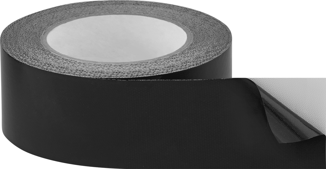 Antistatik Düşük Sürtünmeli Fiberglas Bant, Teflon® PTFE, 2 inç Genişlik, 54 Fit Uzunluk, 0,005 inç Toplam Kalınlık