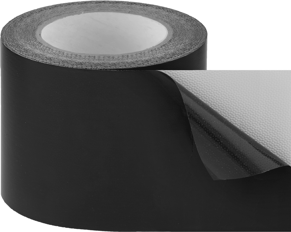 Antistatik Düşük Sürtünmeli Fiberglas Bant, Teflon® PTFE, 4" Genişlik, 54 Fit Uzunluk, 0,005 inç Toplam Kalınlık