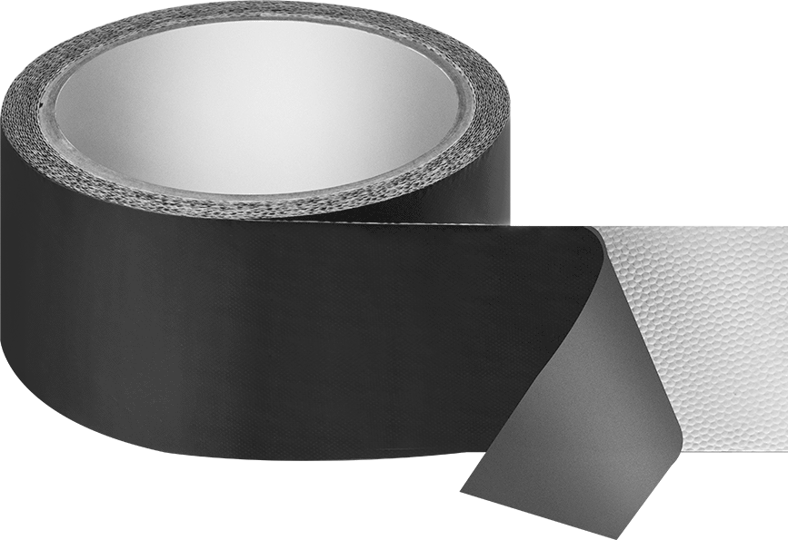 Antistatik Düşük Sürtünmeli Fiberglas Bant, Teflon® PTFE, 2 inç Genişlik, 15 Fit Uzunluk, 0,005 inç Toplam Kalınlık
