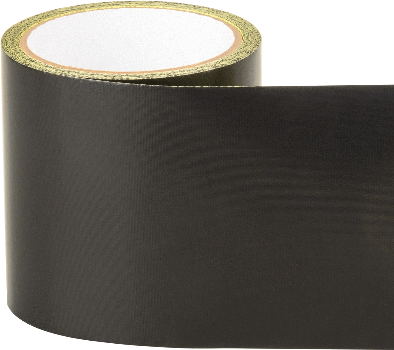 Antistatik Düşük Sürtünmeli Fiberglas Bant, Teflon® PTFE, 4" Genişlik, 15 Fit Uzunluk, 0,005 inç Toplam Kalınlık