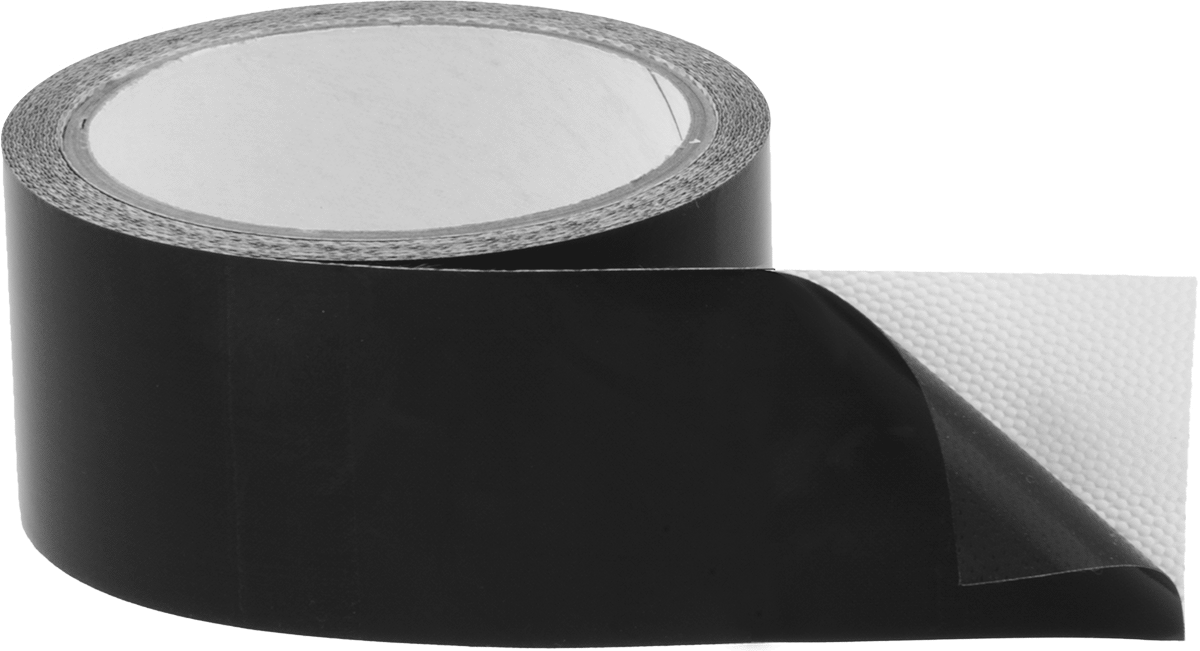 Antistatik Düşük Sürtünmeli Fiberglas Bant, Teflon® PTFE, 2 inç Genişlik, 15 Fit Uzunluk, 0,007" Toplam Kalınlık