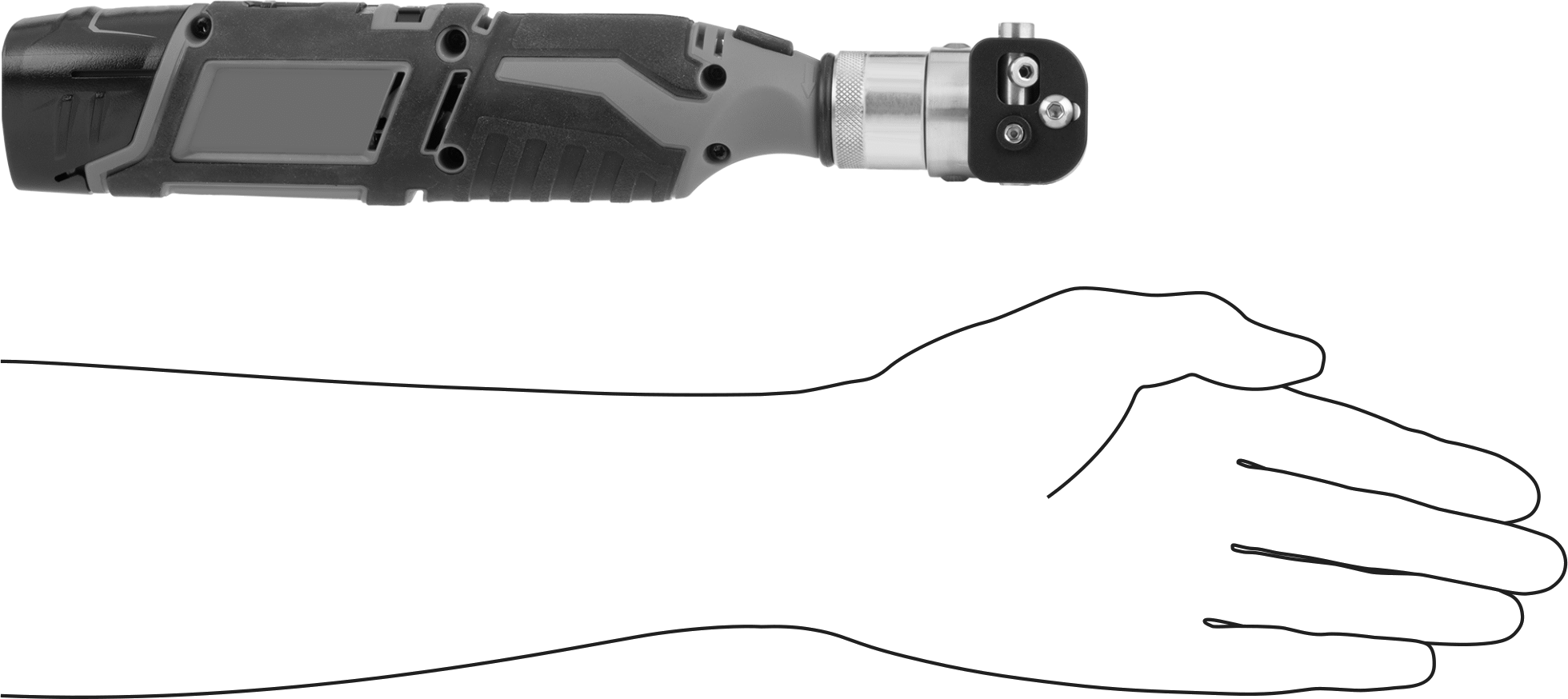 Tungsten Elektrot Öğütücü, Ayarlanabilir Başlıklı Pille Çalışan, 12V DC