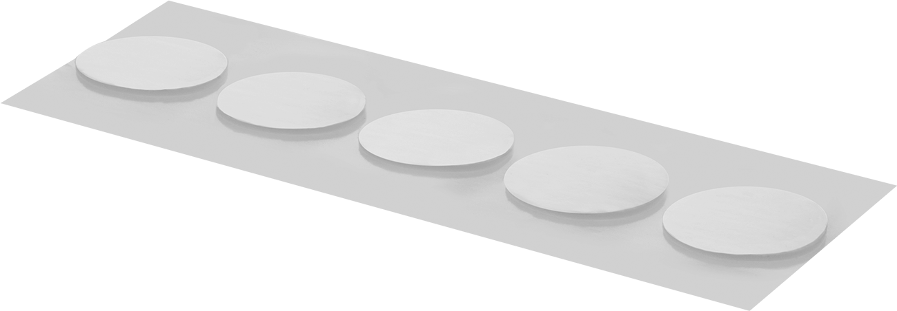 Köpük Montaj Bandı Şekilleri, 1-1/2" Çaplı Disk