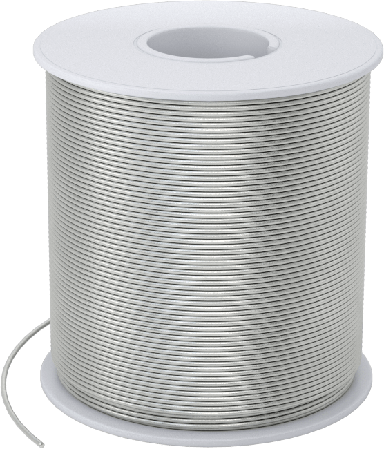 Elektrik Uygulamaları için Lehim, 1 lb., 360°F Erime Sıcaklığı, 0,031" Çap