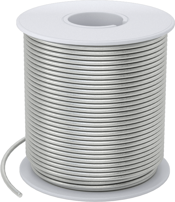 Elektrik Uygulamaları için Lehim, 1 lb., 360°F Erime Sıcaklığı, 0,062 inç Çap