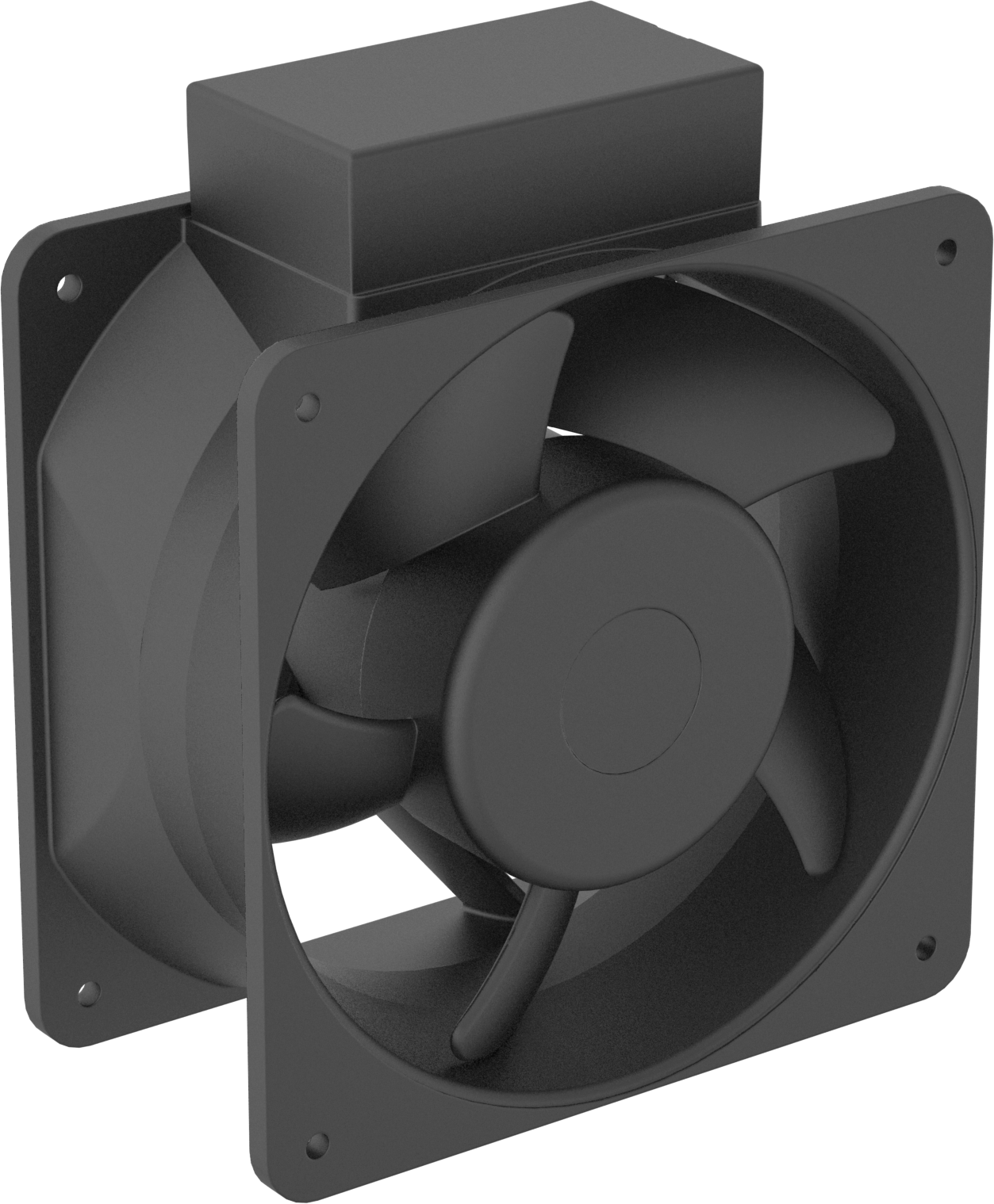 Dalgıç Ekipman Soğutma Fanı, 176 mm Kare, 230V AC, 380 CFM Hava Akışı